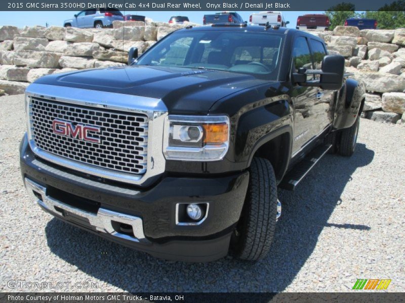 Onyx Black / Denali Jet Black 2015 GMC Sierra 3500HD Denali Crew Cab 4x4 Dual Rear Wheel