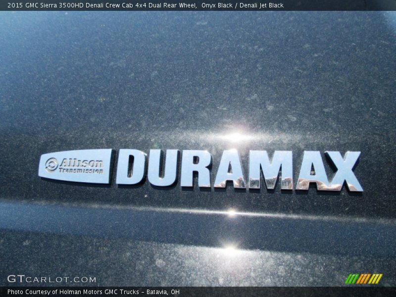 Onyx Black / Denali Jet Black 2015 GMC Sierra 3500HD Denali Crew Cab 4x4 Dual Rear Wheel