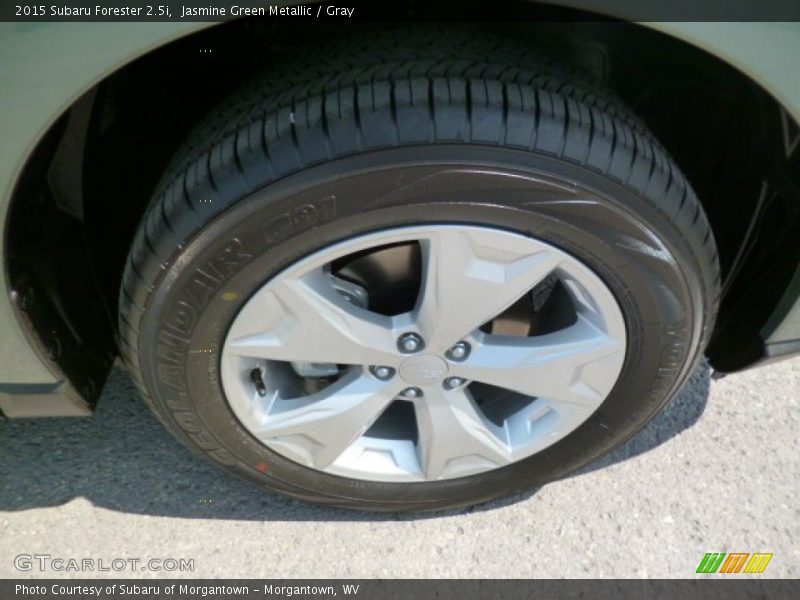 Jasmine Green Metallic / Gray 2015 Subaru Forester 2.5i