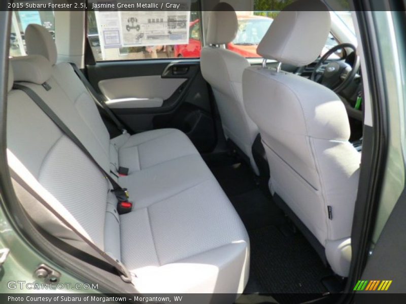 Jasmine Green Metallic / Gray 2015 Subaru Forester 2.5i