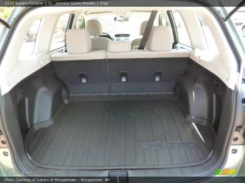 Jasmine Green Metallic / Gray 2015 Subaru Forester 2.5i