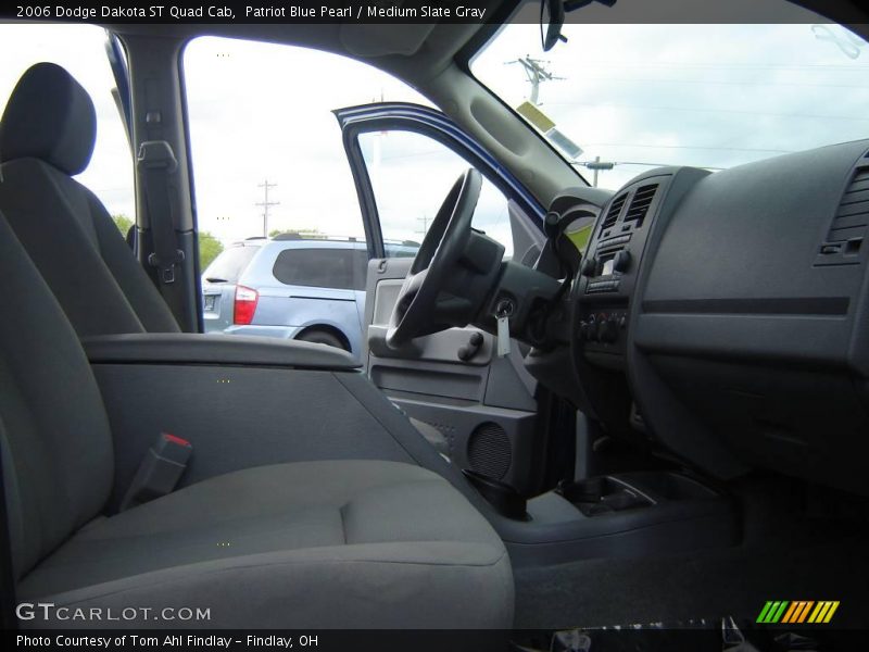 Patriot Blue Pearl / Medium Slate Gray 2006 Dodge Dakota ST Quad Cab