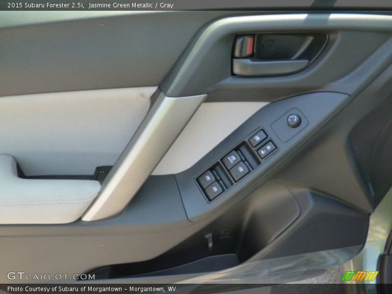 Jasmine Green Metallic / Gray 2015 Subaru Forester 2.5i