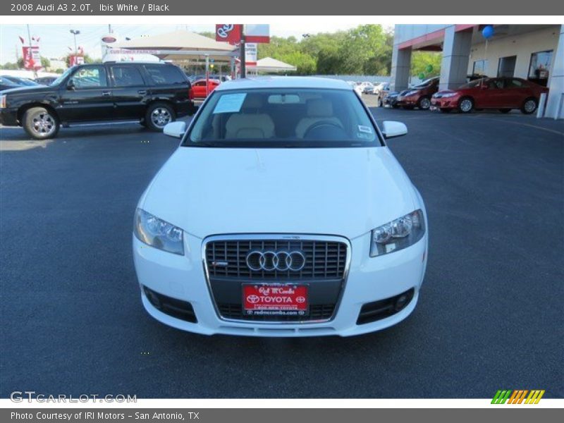 Ibis White / Black 2008 Audi A3 2.0T