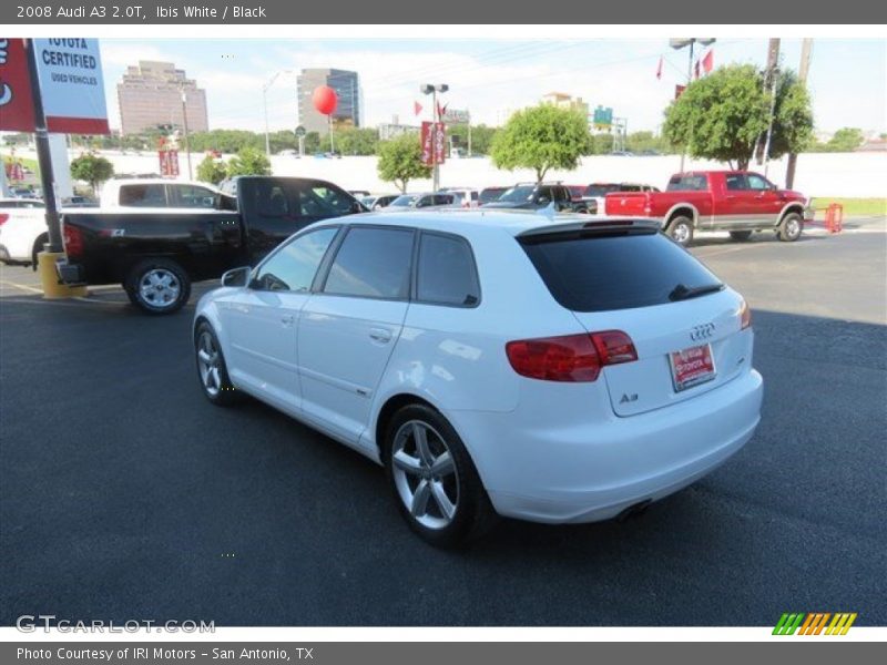 Ibis White / Black 2008 Audi A3 2.0T
