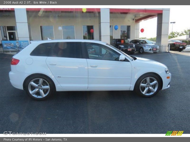 Ibis White / Black 2008 Audi A3 2.0T