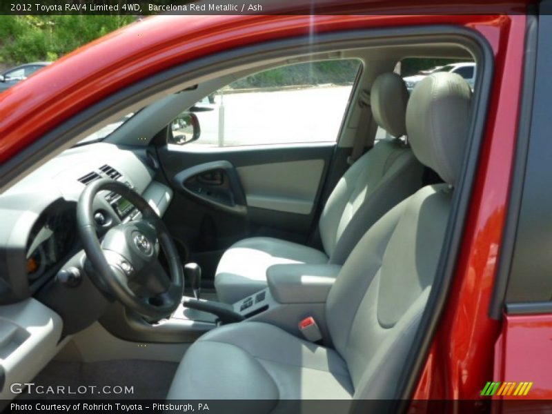 Barcelona Red Metallic / Ash 2012 Toyota RAV4 Limited 4WD