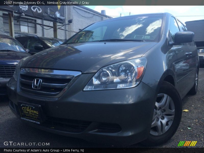 Nimbus Gray Metallic / Gray 2007 Honda Odyssey EX-L