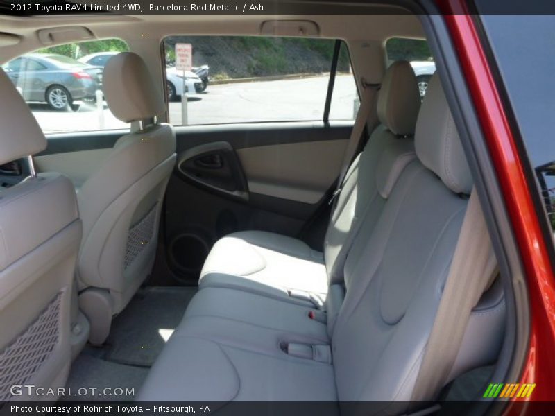 Barcelona Red Metallic / Ash 2012 Toyota RAV4 Limited 4WD