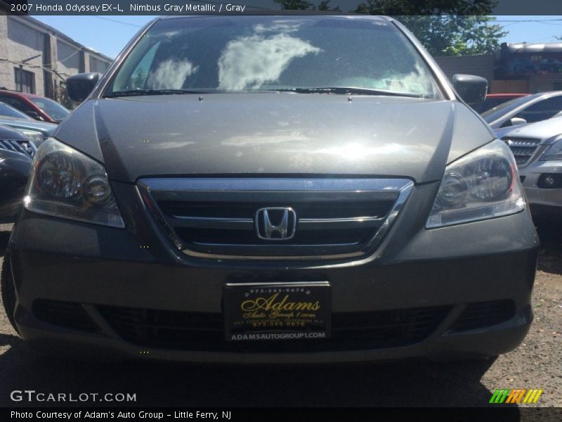 Nimbus Gray Metallic / Gray 2007 Honda Odyssey EX-L
