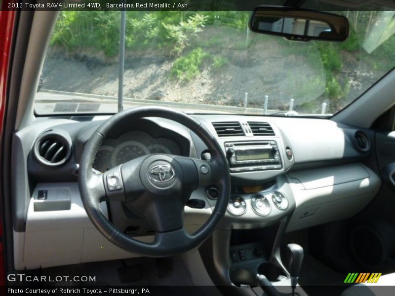 Barcelona Red Metallic / Ash 2012 Toyota RAV4 Limited 4WD