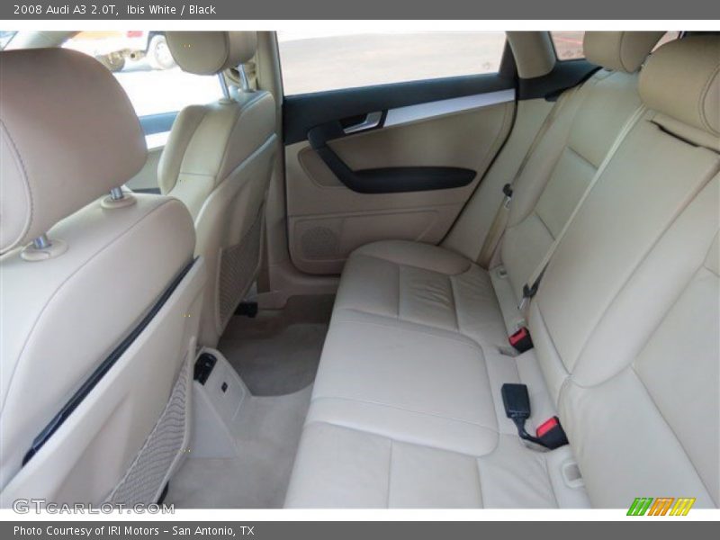 Ibis White / Black 2008 Audi A3 2.0T