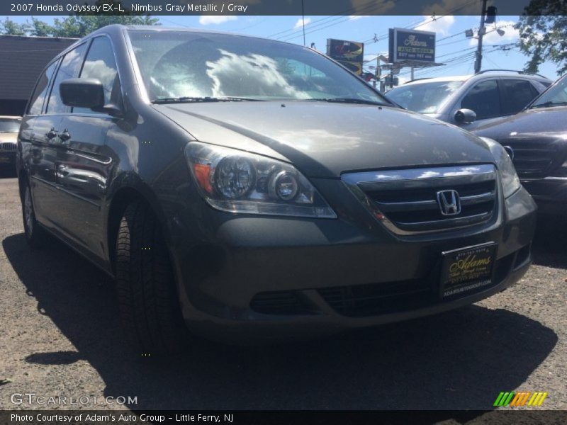 Nimbus Gray Metallic / Gray 2007 Honda Odyssey EX-L