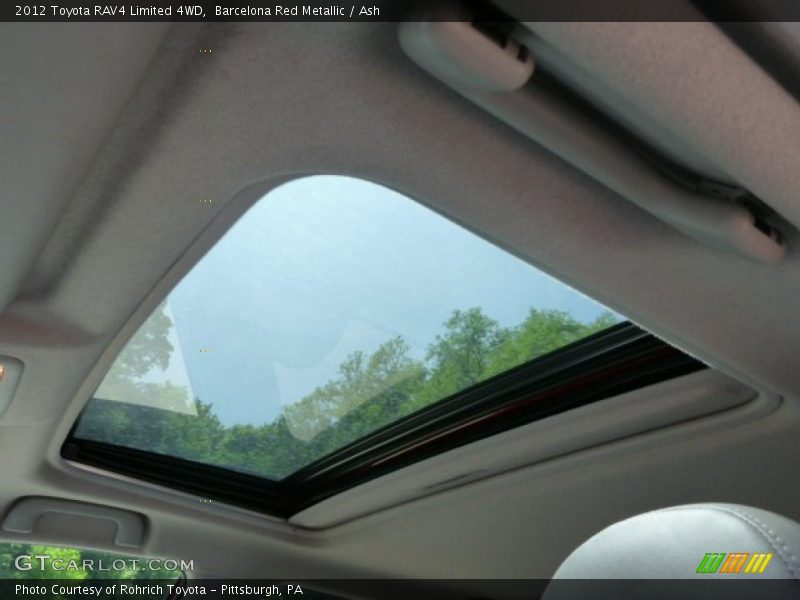 Barcelona Red Metallic / Ash 2012 Toyota RAV4 Limited 4WD