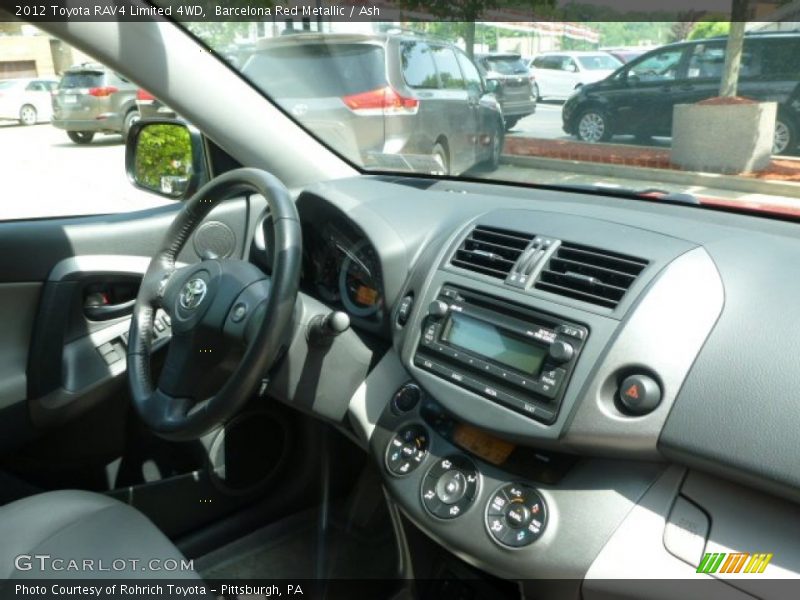 Barcelona Red Metallic / Ash 2012 Toyota RAV4 Limited 4WD