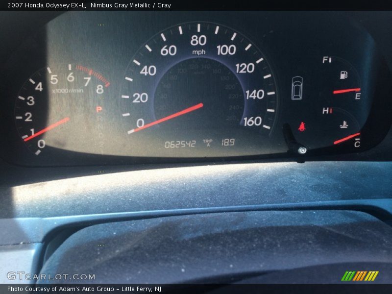 Nimbus Gray Metallic / Gray 2007 Honda Odyssey EX-L
