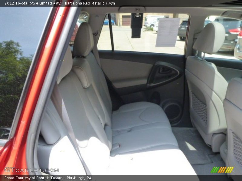 Barcelona Red Metallic / Ash 2012 Toyota RAV4 Limited 4WD