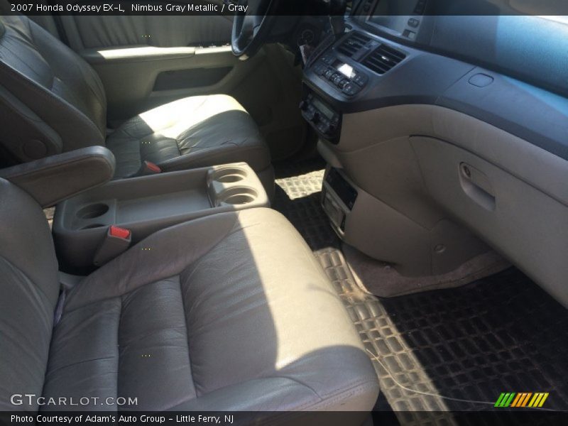 Nimbus Gray Metallic / Gray 2007 Honda Odyssey EX-L