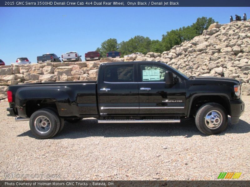 Onyx Black / Denali Jet Black 2015 GMC Sierra 3500HD Denali Crew Cab 4x4 Dual Rear Wheel