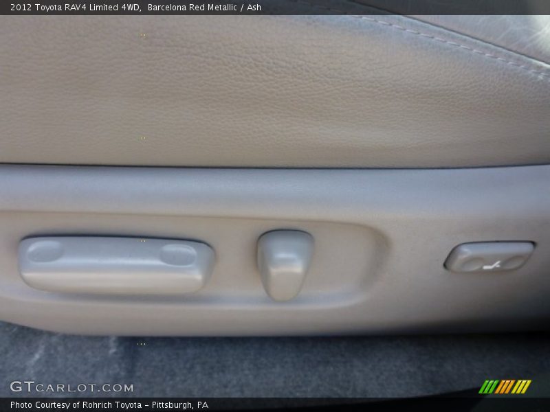 Barcelona Red Metallic / Ash 2012 Toyota RAV4 Limited 4WD
