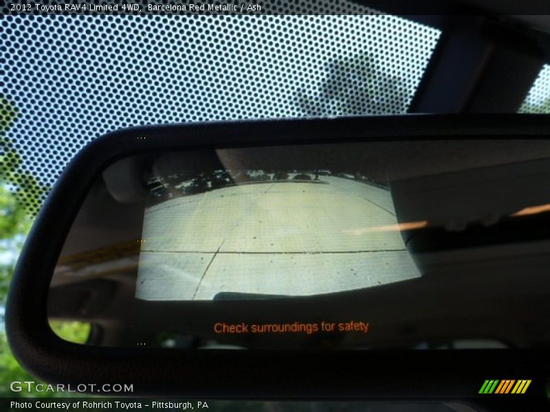 Barcelona Red Metallic / Ash 2012 Toyota RAV4 Limited 4WD