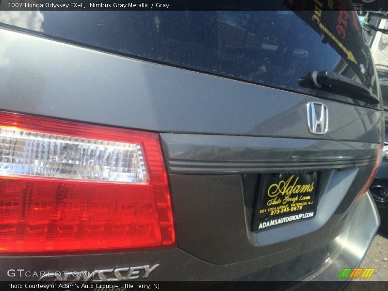 Nimbus Gray Metallic / Gray 2007 Honda Odyssey EX-L