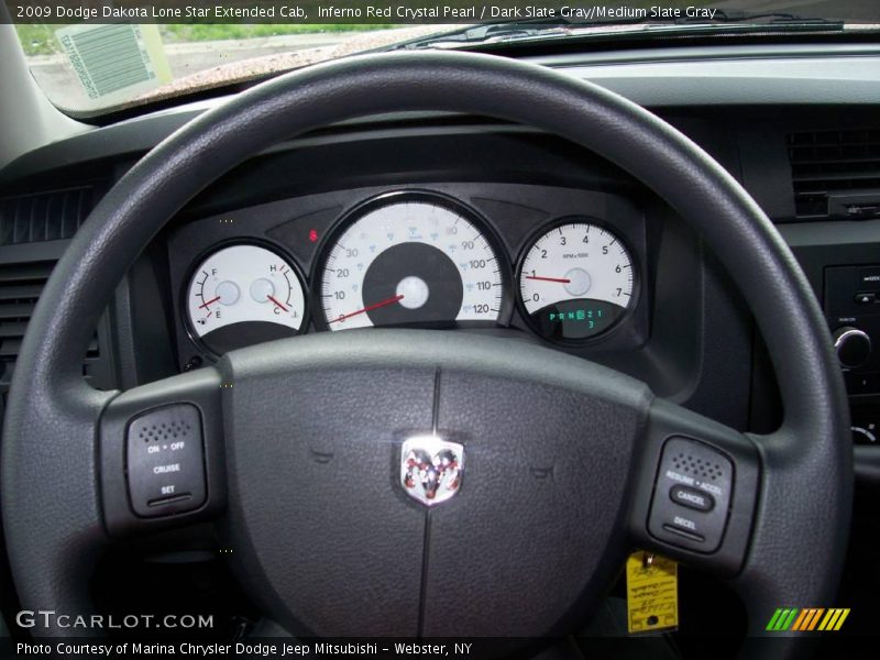 Inferno Red Crystal Pearl / Dark Slate Gray/Medium Slate Gray 2009 Dodge Dakota Lone Star Extended Cab