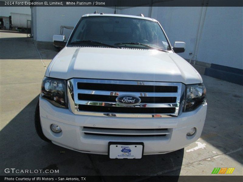 White Platinum / Stone 2014 Ford Expedition EL Limited