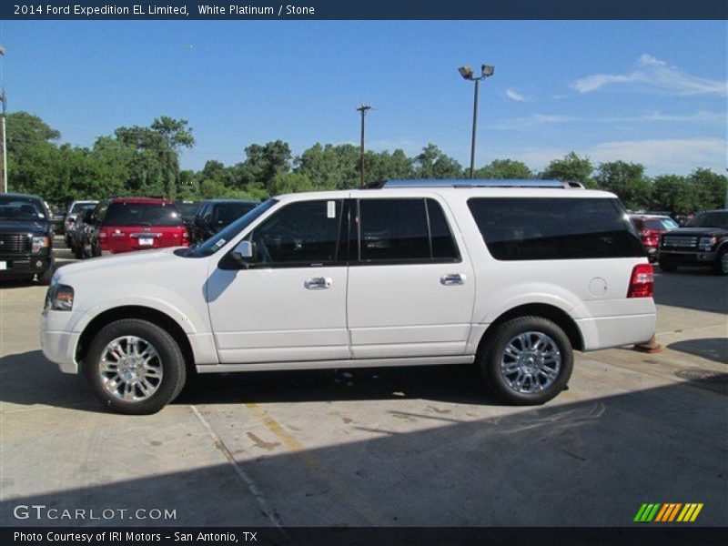 White Platinum / Stone 2014 Ford Expedition EL Limited