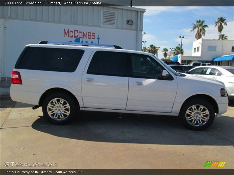 White Platinum / Stone 2014 Ford Expedition EL Limited