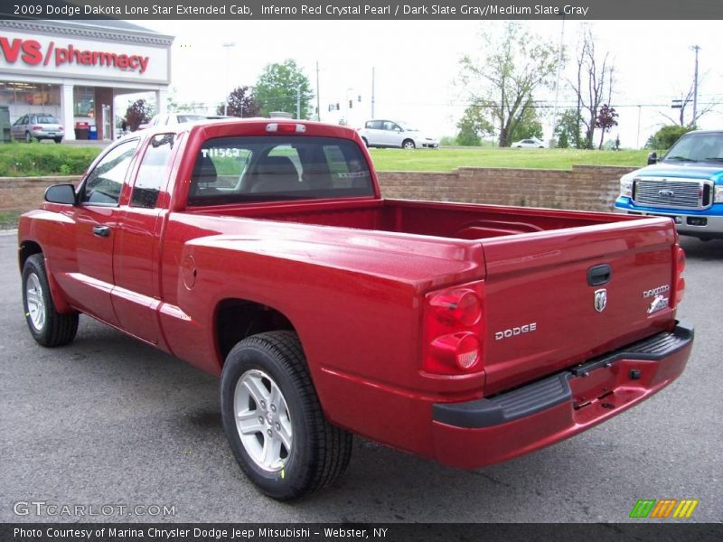 Inferno Red Crystal Pearl / Dark Slate Gray/Medium Slate Gray 2009 Dodge Dakota Lone Star Extended Cab