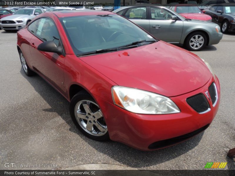 White Suede / Camel 2012 Ford Escape Limited V6