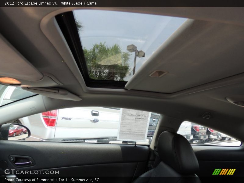 White Suede / Camel 2012 Ford Escape Limited V6