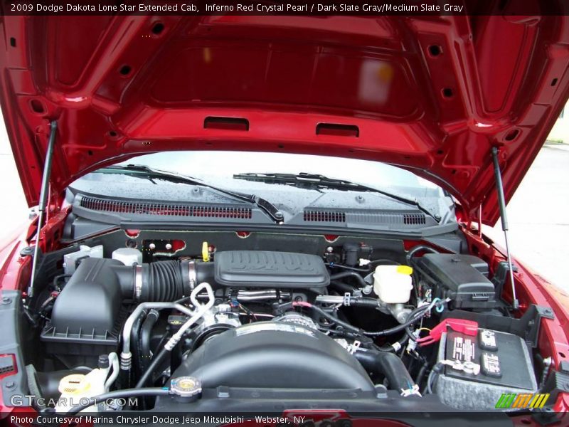 Inferno Red Crystal Pearl / Dark Slate Gray/Medium Slate Gray 2009 Dodge Dakota Lone Star Extended Cab