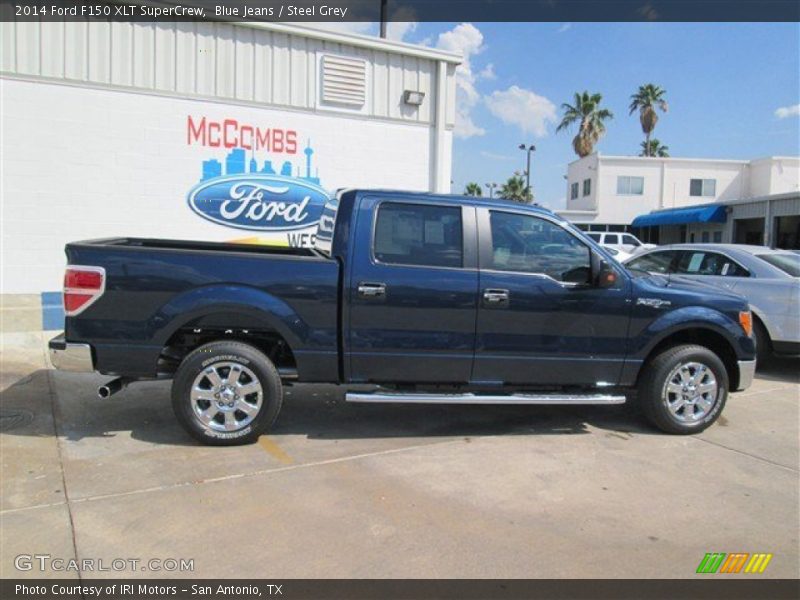 Blue Jeans / Steel Grey 2014 Ford F150 XLT SuperCrew