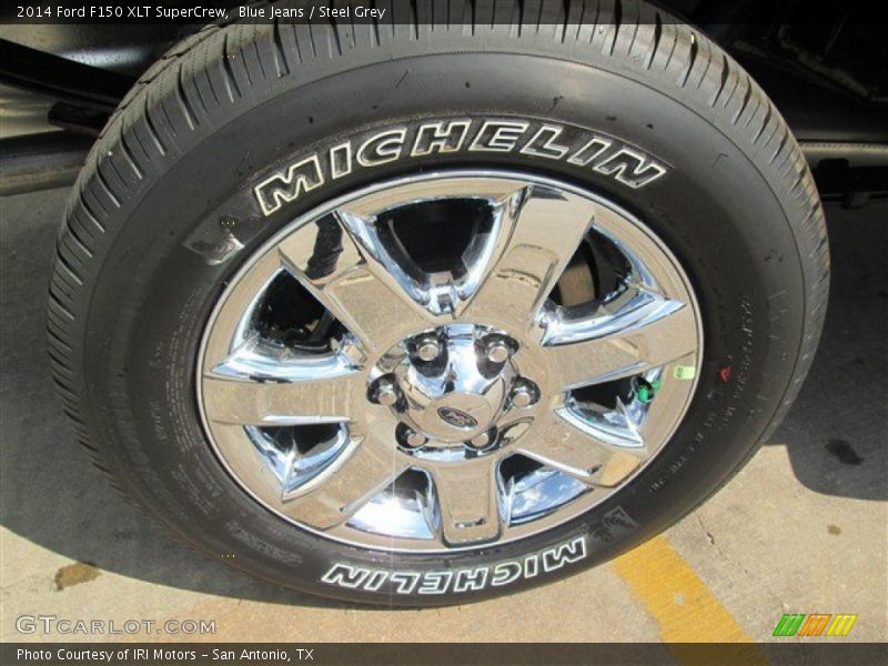 Blue Jeans / Steel Grey 2014 Ford F150 XLT SuperCrew