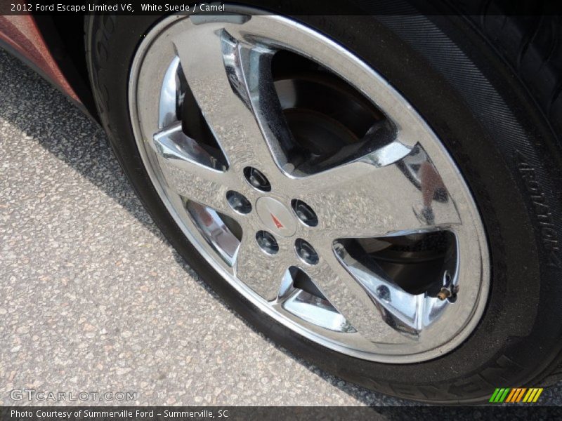 White Suede / Camel 2012 Ford Escape Limited V6