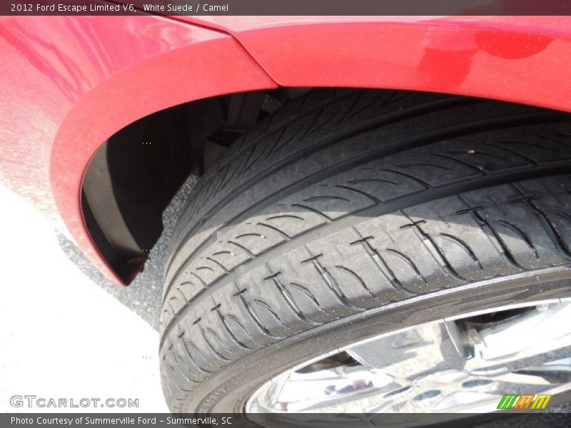 White Suede / Camel 2012 Ford Escape Limited V6