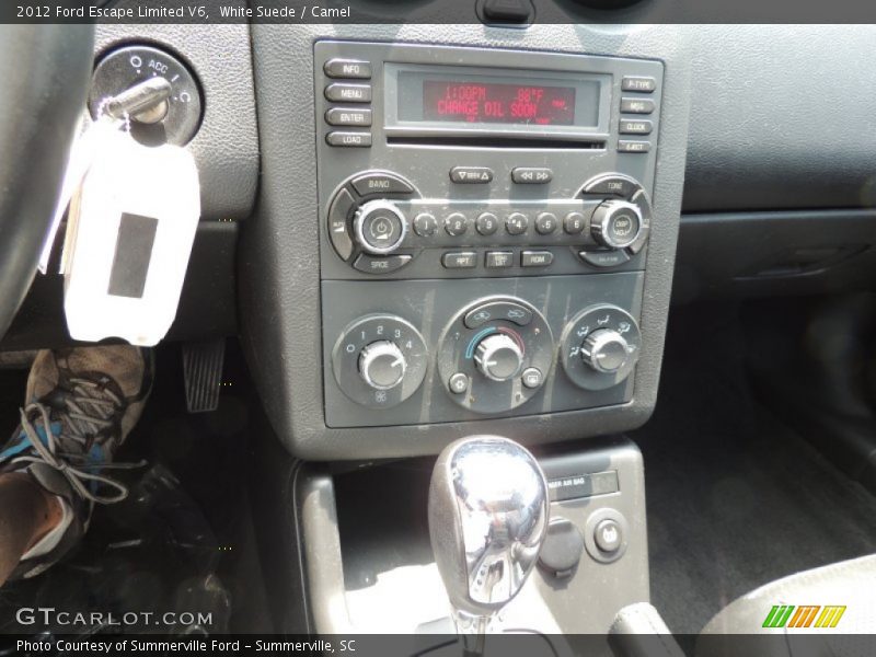 White Suede / Camel 2012 Ford Escape Limited V6