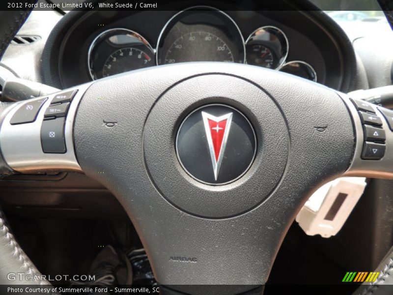 White Suede / Camel 2012 Ford Escape Limited V6