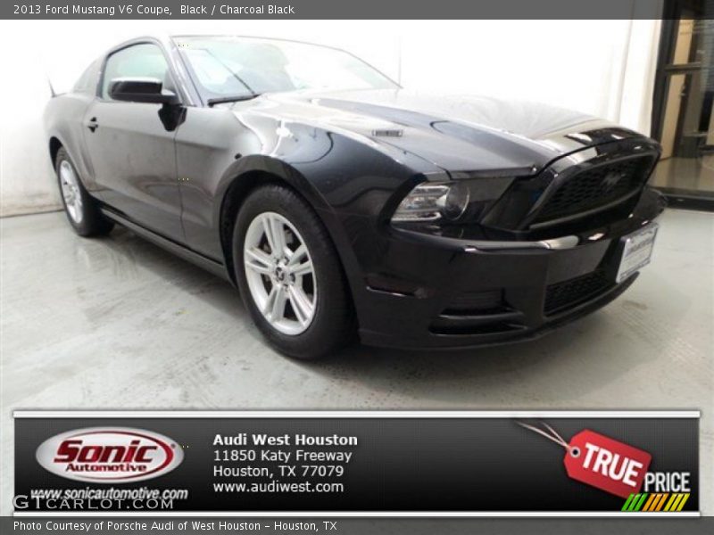 Black / Charcoal Black 2013 Ford Mustang V6 Coupe