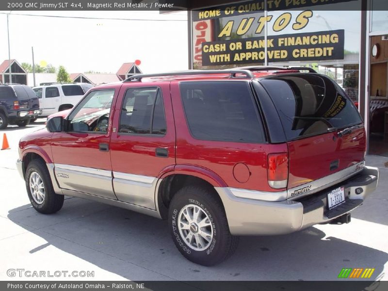 Magnetic Red Metallic / Pewter 2000 GMC Jimmy SLT 4x4