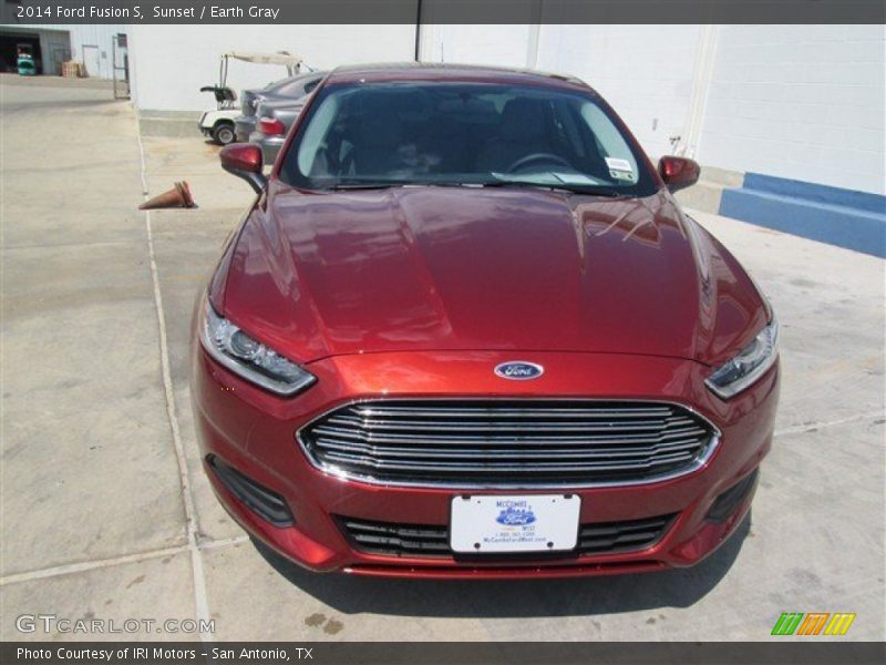 Sunset / Earth Gray 2014 Ford Fusion S