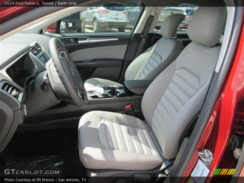 Sunset / Earth Gray 2014 Ford Fusion S