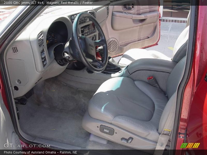 Magnetic Red Metallic / Pewter 2000 GMC Jimmy SLT 4x4