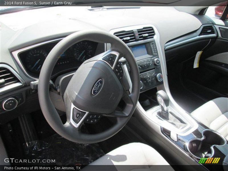 Sunset / Earth Gray 2014 Ford Fusion S