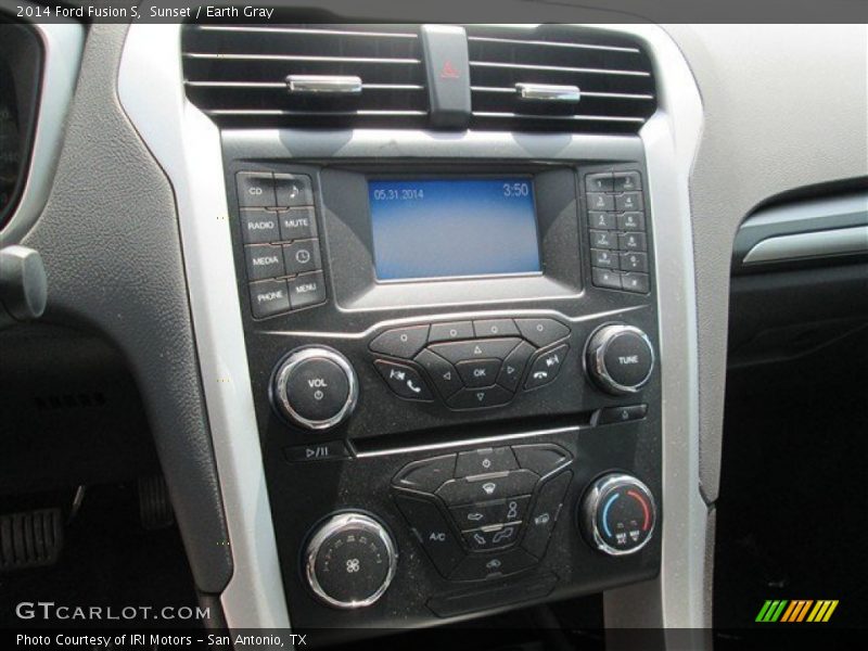 Sunset / Earth Gray 2014 Ford Fusion S
