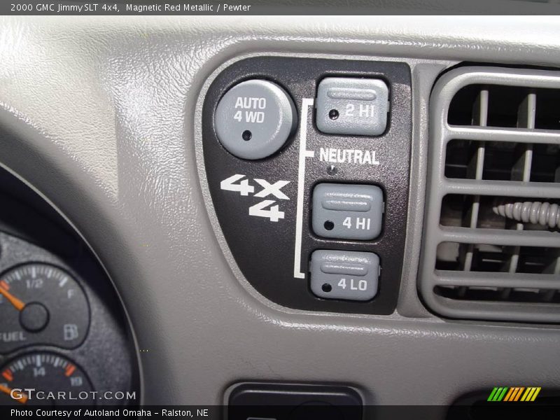 Magnetic Red Metallic / Pewter 2000 GMC Jimmy SLT 4x4