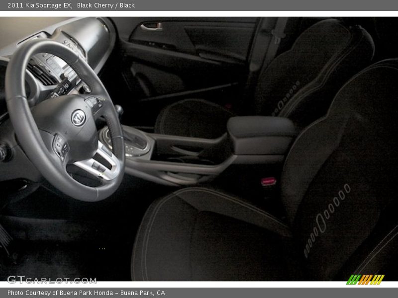 Black Cherry / Black 2011 Kia Sportage EX