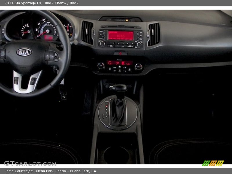 Black Cherry / Black 2011 Kia Sportage EX